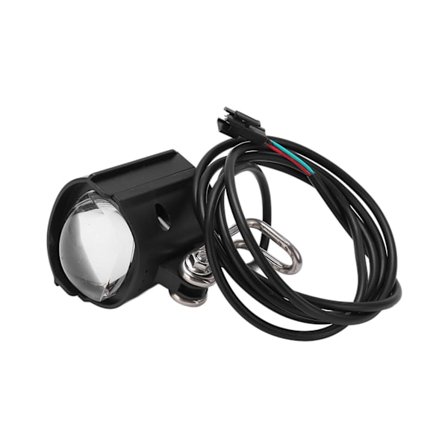 1 vattentät cykelstrålkastare 12W 36V‐48V cykellampa med 75‐100db ljudhorn