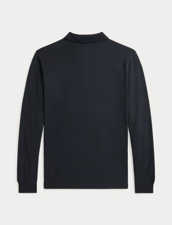 Polo Ralph Lauren Custom Slim Fit Stretch Mesh Polo Shirt - Black - M