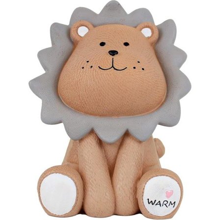 Løve Sparegris for Barn | Sparegris for Barn | Penger Sparegris | Pengeboks for Mynter eller Sedler - Søt Løve Dekor