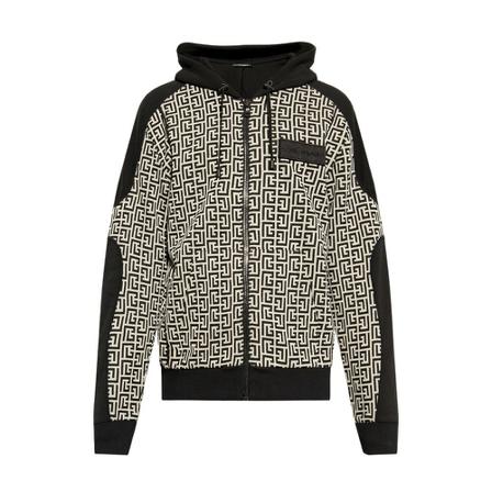 Balmain - Tröjor - Svart - Herr - Storlek: L, Herr, Storlek: L