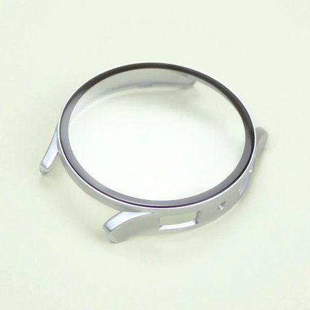 Härdat glas + Skal för Samsung Galaxy Watch 7/6/5/4 skydd 44mm 40mm Full PC stötfångare skärmskydd Galaxy Watch FE Tillbehör