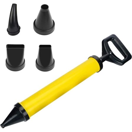 Sementeringfugeverktøy Sementeringpumpe Sett Fugingspistoler med Dyse Mørtelsprayersett for Kalk Terrasse Belegningsstein