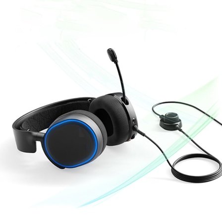 USB-ljudkort till headsetförlängningssladd Ljudkabel för SteelSeries Arctis 3 5 7 Arctis Pro för GameDac för ChatMix