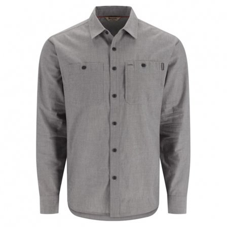 Simms Cutbank Chambray Shirt Cinder Chambray - XXL