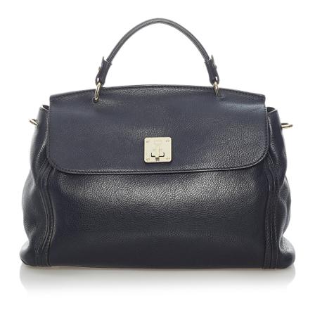 MCM Pre-owned, Pre-owned Handbag Zwart, Dames, Maat:ONE Size