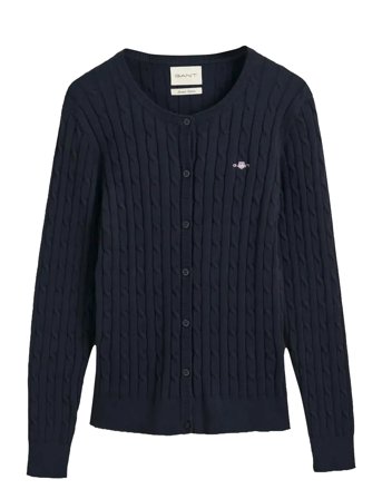 GANT | Stretch Cotton Cable Cardigan | M