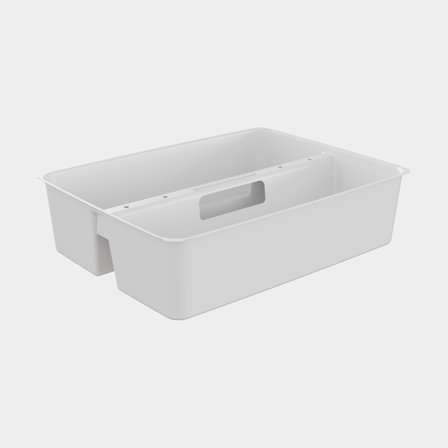 Insats till förvaringskorg/låda Nordiska Plast Store It, vit, 345 x 265 x 90 mm