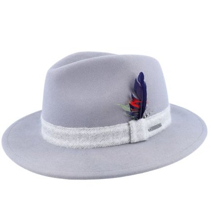 Stetson - Grå traveler Hatt - Woolfelt/Cashmere Grey Traveller @ Hatstore