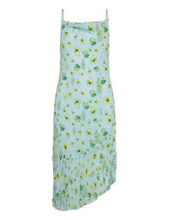 Ophelia Dress Polvipituinen Mekko Blue WOOD WOOD