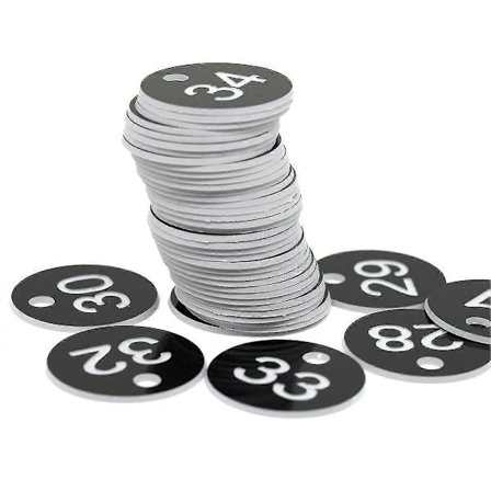 100 stk. 1-100 Nummererede Etiketter til Bikuber Bikube Kasse Mærkning Biavlsmateriale Haveredskaber Nummerplade