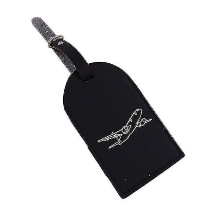 Läder Bagagelapp Resväska Taggar Visitkortshållare För Barn Vuxna Travel-co