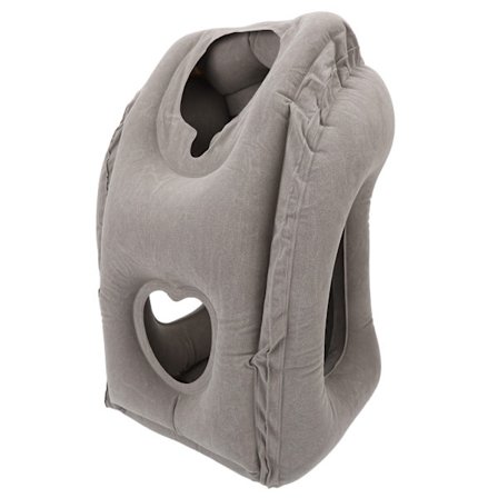 Rejse Pakket Oppustelig Pude Støtte Hoved Lindre Træthed Åndbar Søvn Oppustelig Pude