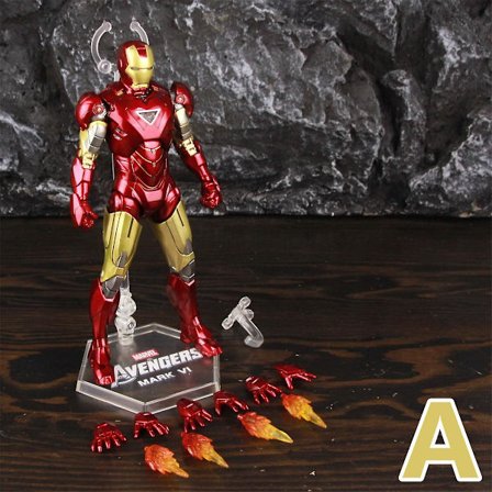 Zd Toys Marvel Iron Man Mk1 Mk2 Mk3 Mk4 Mk5 Mk6 Mk7 Mk42 Mk43 7" Film Actionfigur Iron-man Mark 1 2 3 4 5 6 7 42 43 Legends C