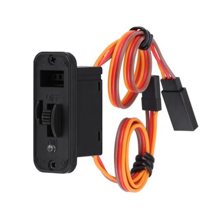 1kpl Kestävä LED RC-kytkin JR RC On Off -liittimet Vastaanottimen lisävaruste