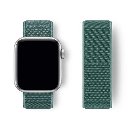 Nylon Loop Armband för Apple Watch band 44mm 40mm 45mm 41mm 46 42mm 49mm 44 45 mm armband iWatch serie 10 9 SE 7 6 5 4 Ultra 2