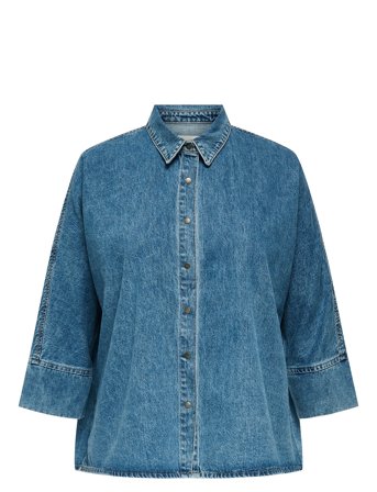 ONLY Carmakoma | Cargrace 3/4 Dnm Shirt Tai Noos | 44