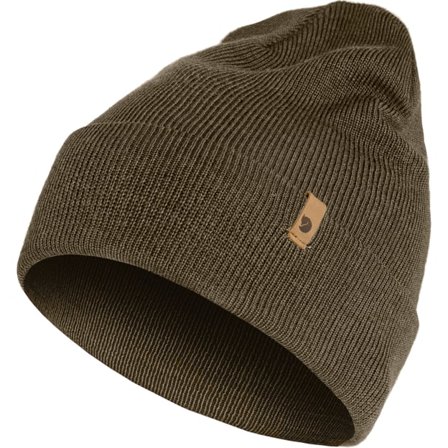 Fjällräven Classic Knit Chapeau OneSize - unisex - Dark Olive/Vert - Casquettes, Chapeaus & beanies