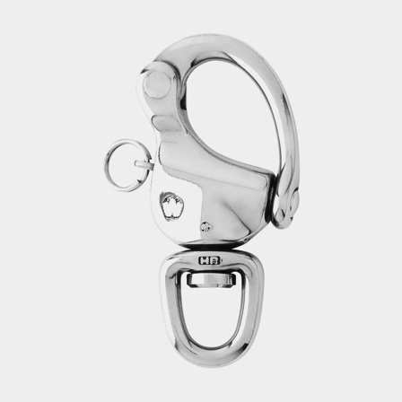 Snapsluiting Wichard HR Snap Shackle, 16 mm / 11 mm, 70 mm, roestvrij staal, draaiend oog