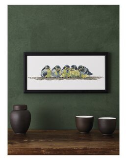 Stickpackung Bild Blaumeise