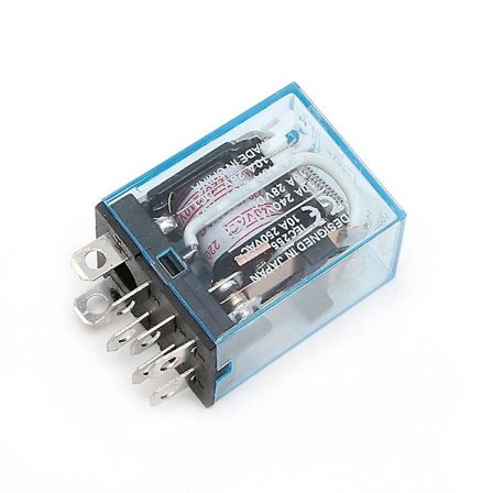 Ly2nj Ac 220v spole 10a 240v effektrelé Dpdt Led-lampe 1 stk