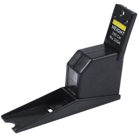 200 cm Stadiometer Svart Höjdmätare Tillväxtlinjal cm Metrisk Tejp Mått