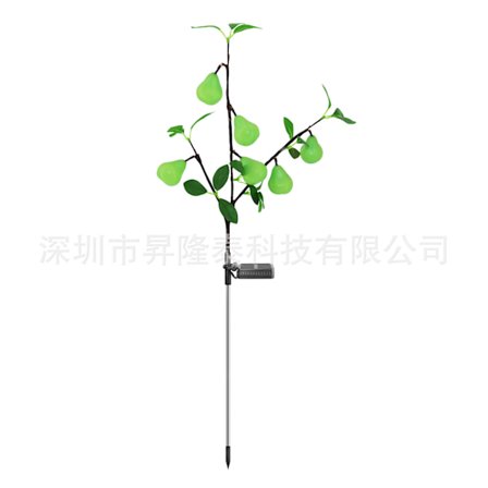 Solar Jul Äpple Citron Päron Gräsmatta Lampa | Utomhus Trädgård Dekor Trådlös Lampa**päron päron