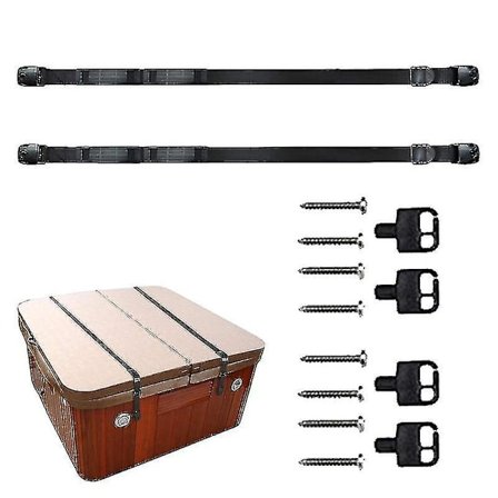 Boblebad Lokk Stropper Spa Sikkerhetsbelte Kraftig Universal Justerbar Feste For De Fleste Firkantede/runde Badekar-dwdz (FMY)