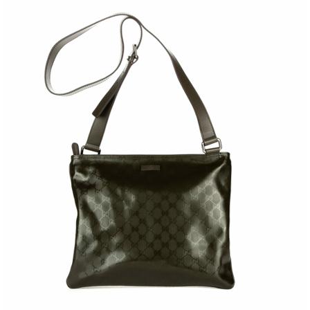 Gucci Vintage Large Square Messenger Grøn, Dame Vintage Tasker, Størrelse: ONE Size