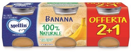 Mellin Omogeneizzato Alla Banana 3x100g