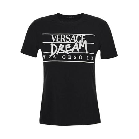 Versace T-shirt Sort, Dame T-shirts, Størrelse: 2XS