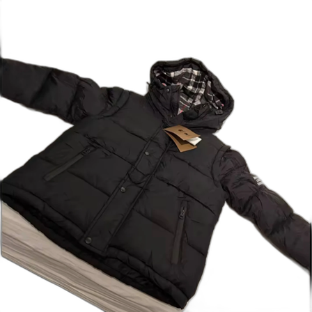 Svart pufferjacka från Burberry