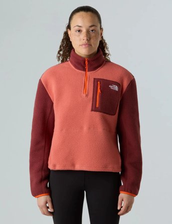 The North Face W Yumiori 1/4 Zip - Red - L