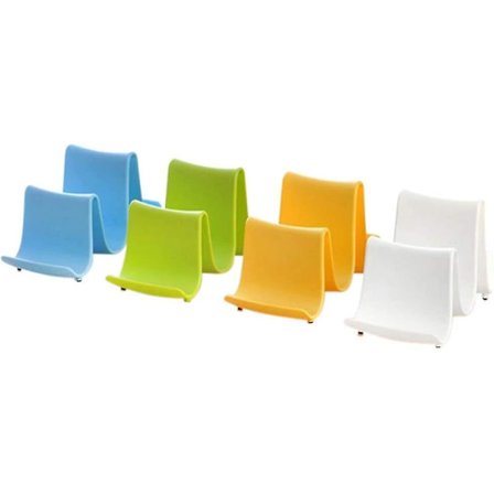 Plastik Køkken Grydepande Låg Skål Stativ Hylde Holder Stativ Madlavningsværktøj