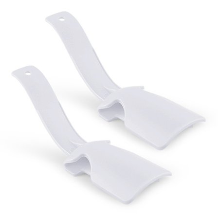 Lättanvänd skohorn kompatibelt med olika skotyper 2-pack i PP-plast med flera färger