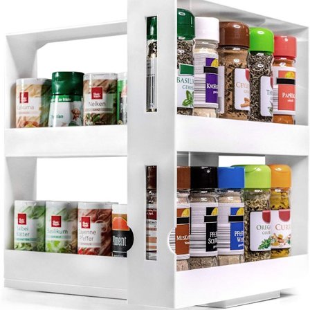 2 hyllor kryddhylla utdragbar kökhylla organisationssystem kryddställ KLB