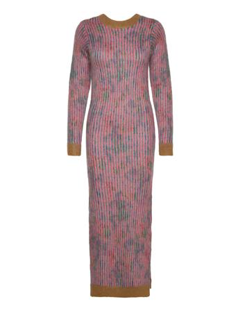 Dress Knit Brushed Jacquard Maxiklänning Festklänning Multi/mönstrad REMAIN Birger Christensen