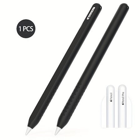 Myk silikonbeskyttelse, ultratynn og slitesterk, egnet for Apple Pencil 2/Pro Tablet Stylus Portable Silikondeksel