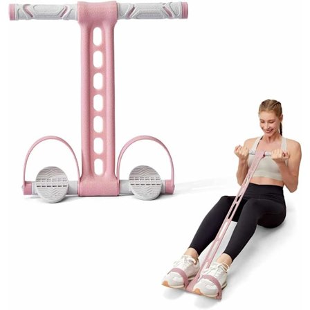 Pedal Resistance Band with Handles – Elastic Exercise Bands for Arms, Legs, and Abdomen, Multifunctional Stretch Band