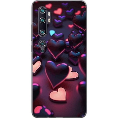 Kompatibelt Mobildeksel til Xiaomi Xiaomi Mi Note 10 Pro Midnattshjerter