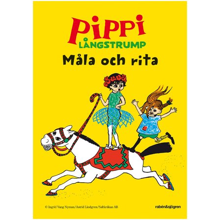 Pippi Långstrump måla och rita