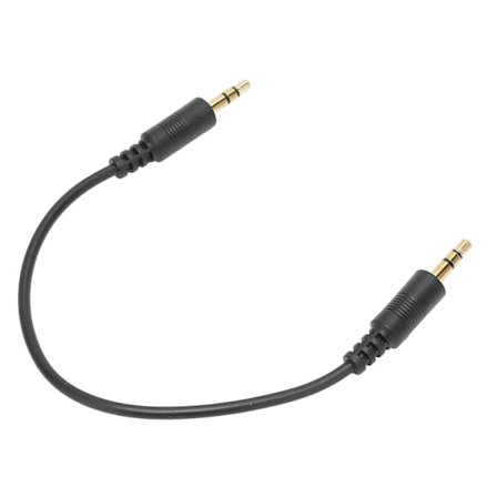 3,5 mm till 3,5 mm stereo ljudkabel hane till hane AUX förlängningssladd för iPhone/iPad/headset 0,3 m