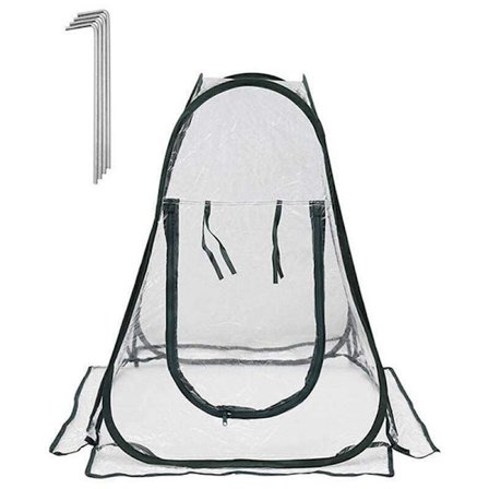 Drivhus Drivhusdeksel Bærbar Hage Blomsterpottedeksel Bakgård Blomsterskur Hage Solboble Drivhus