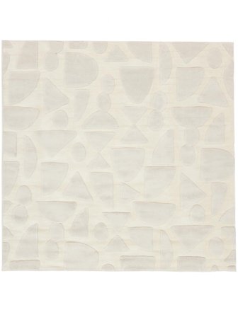 Williamsburg Off White Kvadratisk Teppe Stort Oeko-Tex