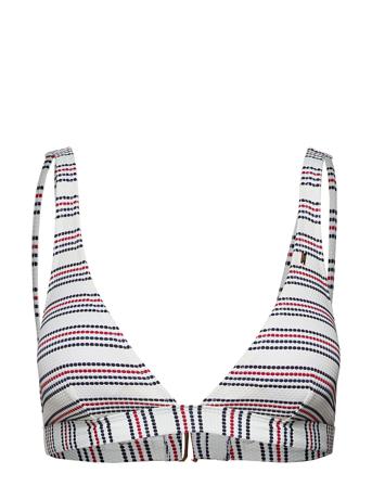 Edit Stripe Bikini Top Patterned Superdry