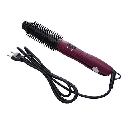 Kald Tupp Hårbørste med Keramisk Sylinder for Styling og Hold Svart 19mm[YJD]