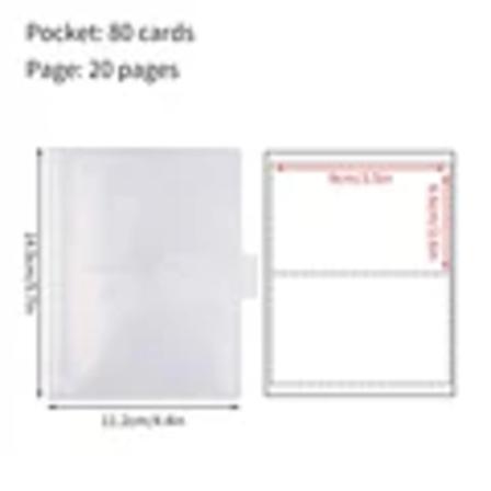 Ins Style Kpop Binder Løs Blad Fotolomme Indehaver Kpop Fotokort Album Diy Dekorativt Fotoalbum Samlekort Samle Bog S5 Photo album