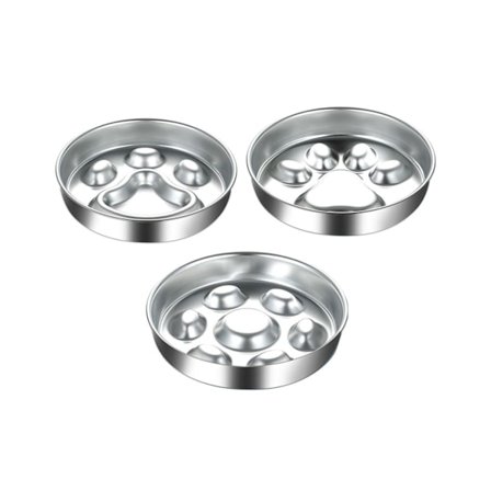 Matskål för katt och hund med långsam utfodring, halkfri, 1000 ml