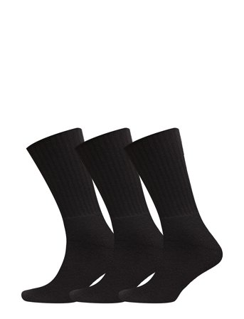 Claudio Socks Tennis 3-Pack Black Claudio