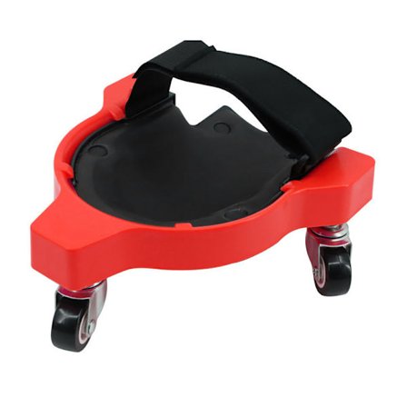 Hållbara knäskydd med 3 hjul och bekväma gelkuddar, 360 graders rotationsmössa