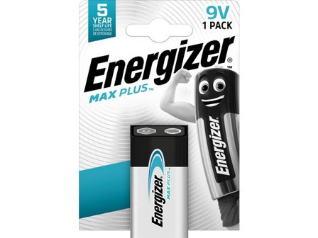 Energizer Batteri Max Plus E 9V - Lyreco - Kontorsmaskiner - Batterier - E/9V